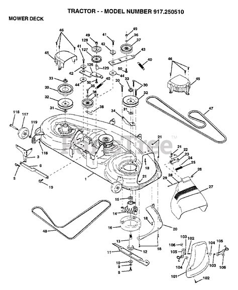 craftsman lawn tractor parts model 917|craftsman model 917 parts diagram.